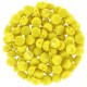 Czech 2-hole Cabochon beads 6mm Lemon